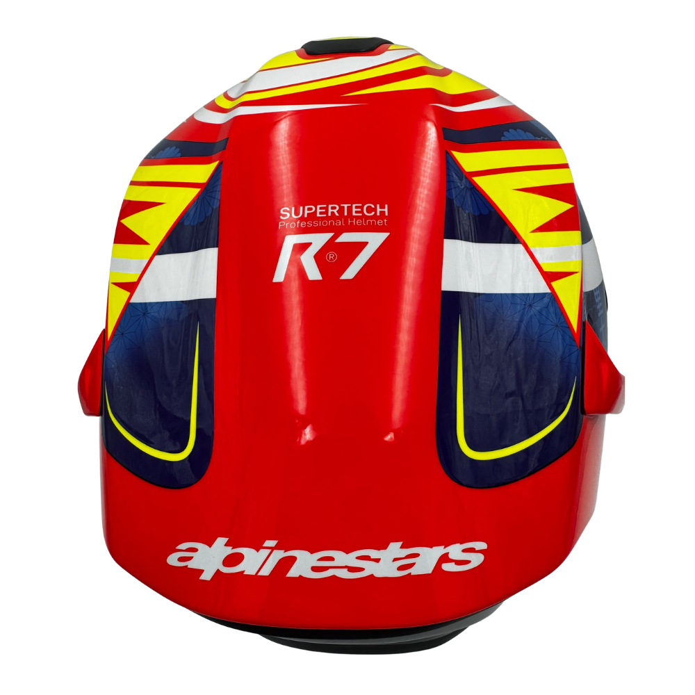 Alpinestars Supertech R7 Taiyo Furusato Red / White / Yellow Fluo Glossy Replica Edition