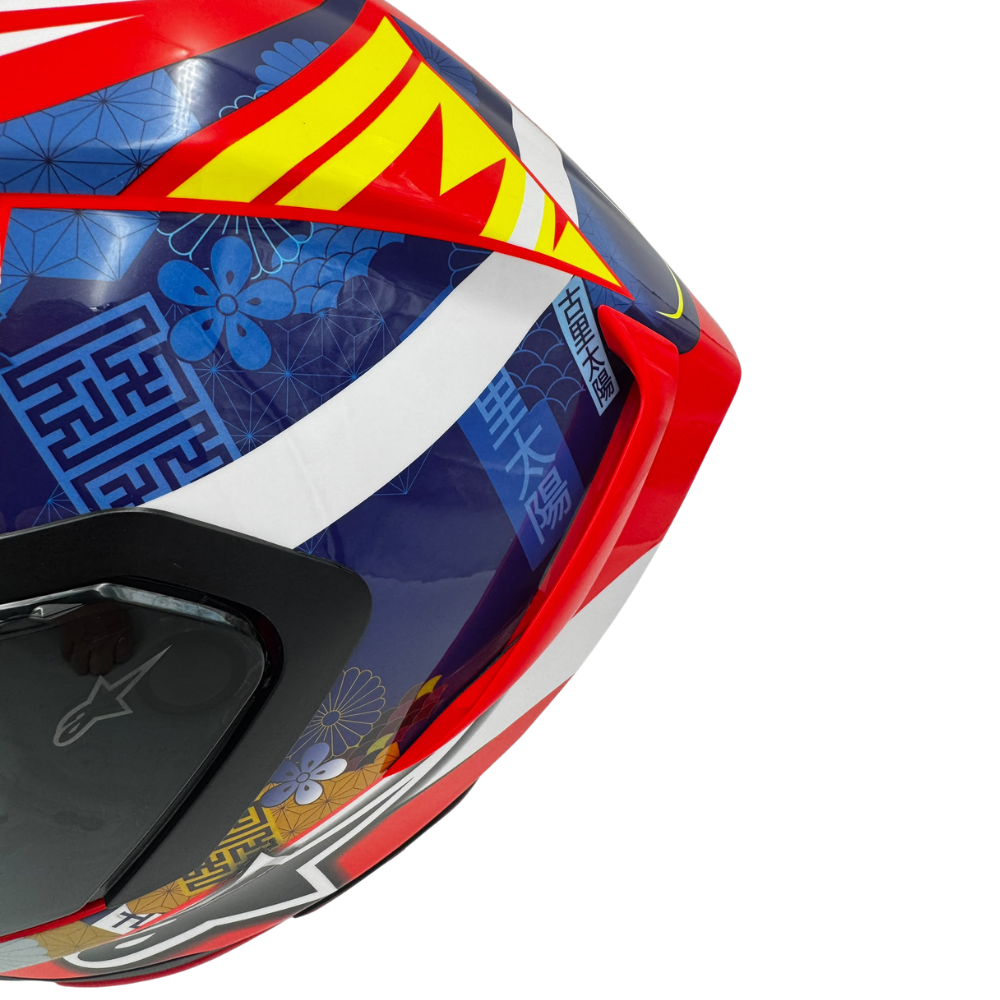 Alpinestars Supertech R7 Taiyo Furusato Red / White / Yellow Fluo Glossy Replica Edition