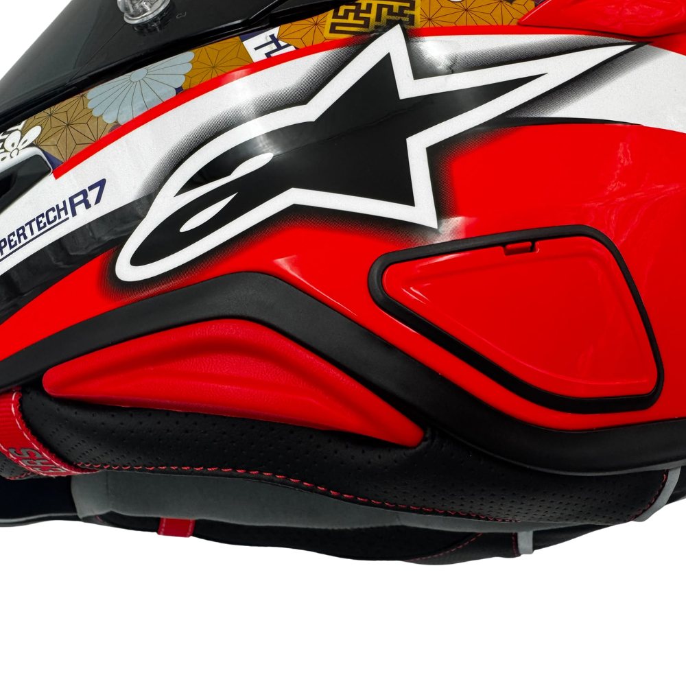 Alpinestars Supertech R7 Taiyo Furusato Red / White / Yellow Fluo Glossy Replica Edition