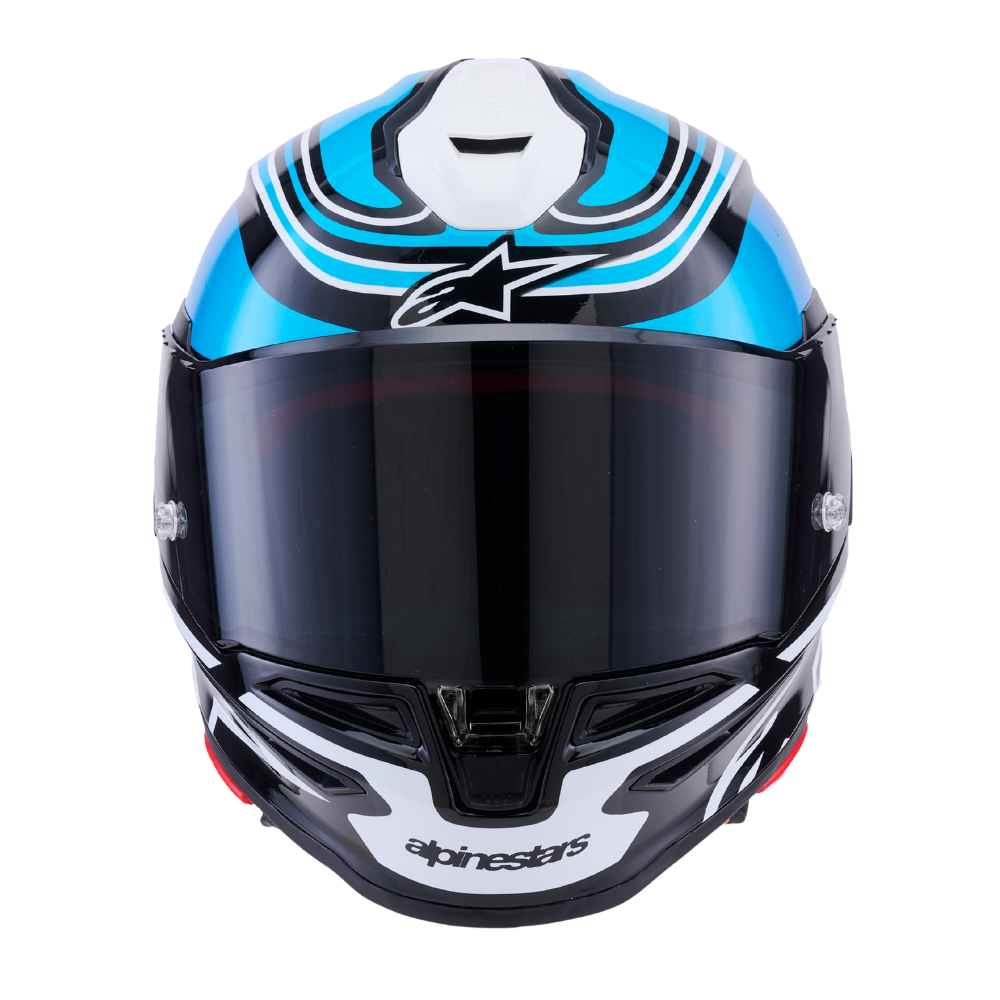 Alpinestars Supertech R7 Zeal Black / Blue / Pink Fluo / White