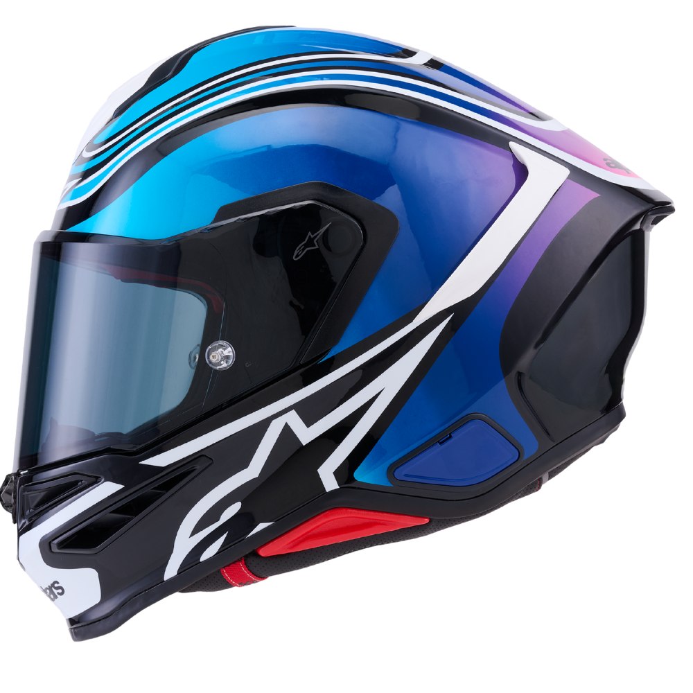 Alpinestars Supertech R7 Zeal Black / Blue / Pink Fluo / White