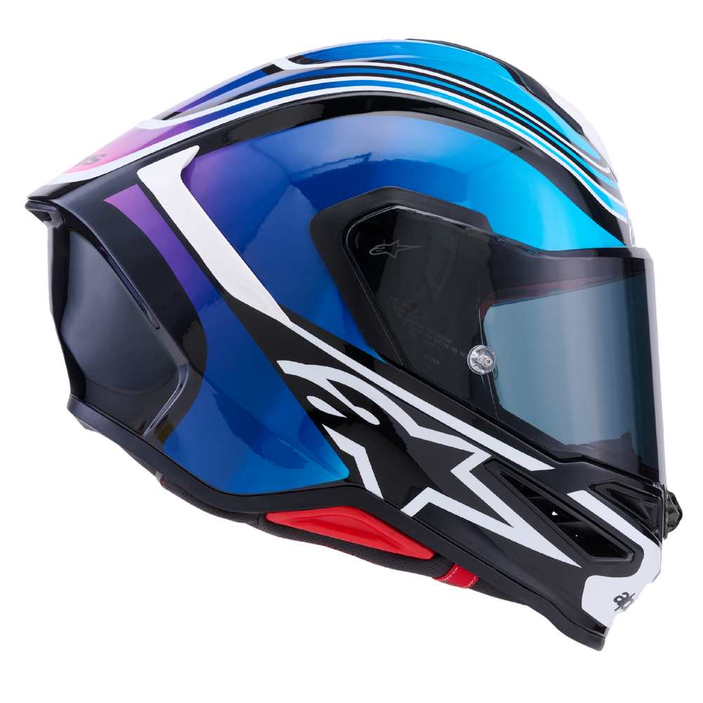 Alpinestars Supertech R7 Zeal Black / Blue / Pink Fluo / White
