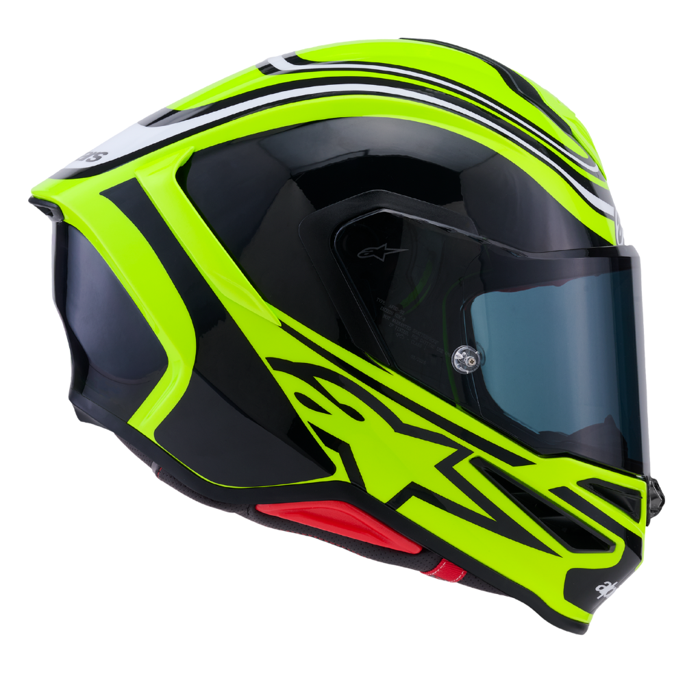 Alpinestars Supertech R7 Zeal Yellow Fluo / Black / White Glossy