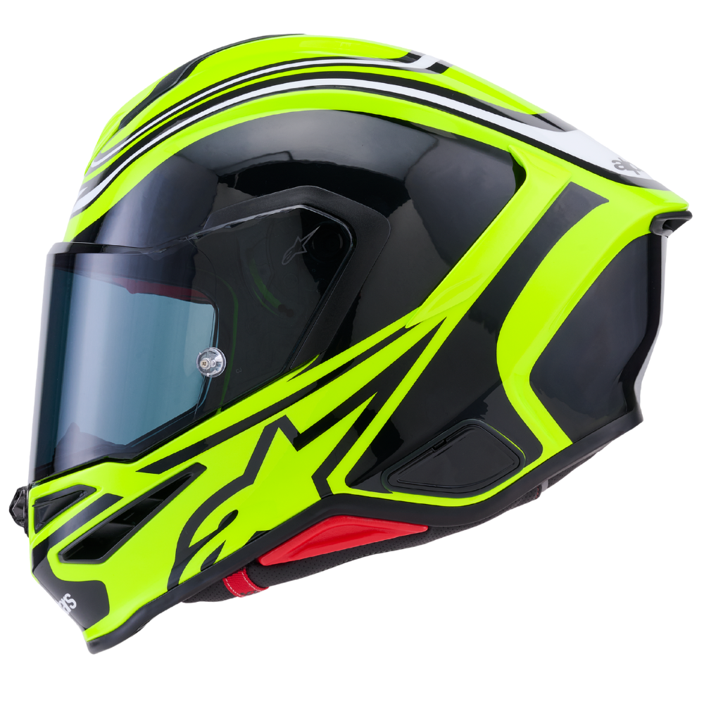Alpinestars Supertech R7 Zeal Yellow Fluo / Black / White Glossy