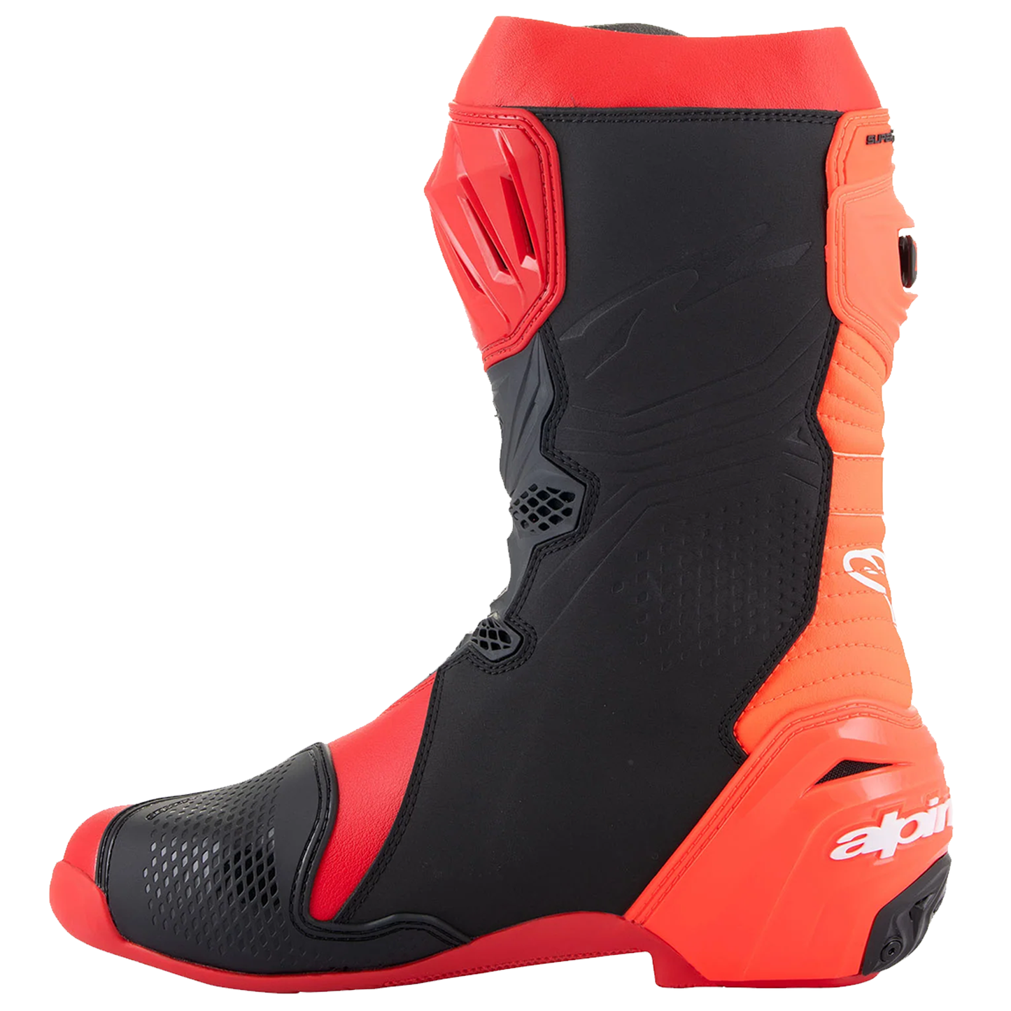 Alpinestars Supertech R Boots (Latest Version) - Bright Red/Red Flo