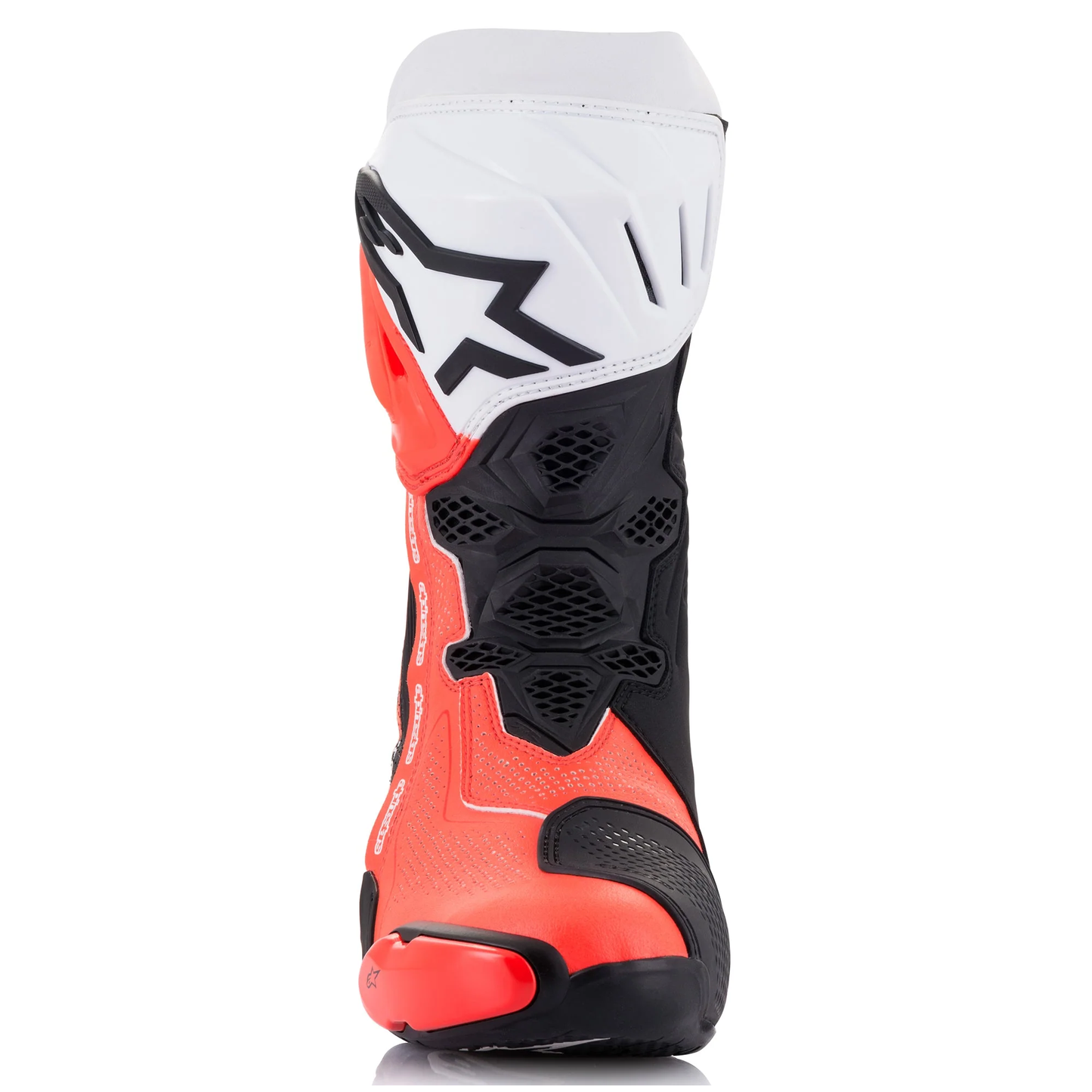 Alpinestars Supertech R Vented (Latest Version) - Black/White/Flo Red