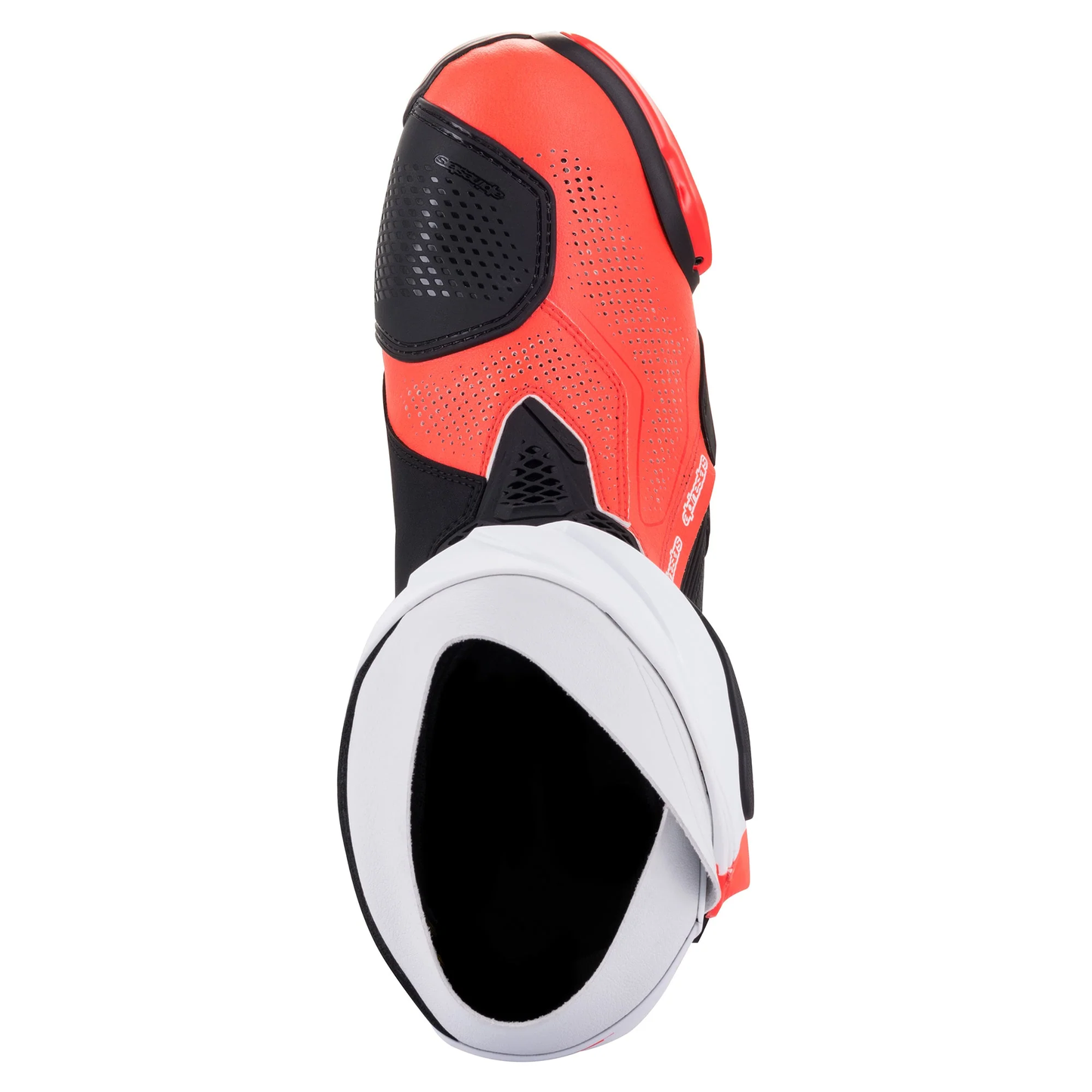 Alpinestars Supertech R Vented (Latest Version) - Black/White/Flo Red