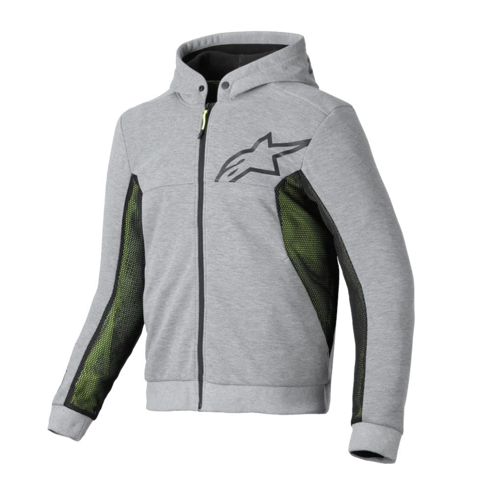 Alpinestars Chrome Air Sport Hoodie Gray Heather Black