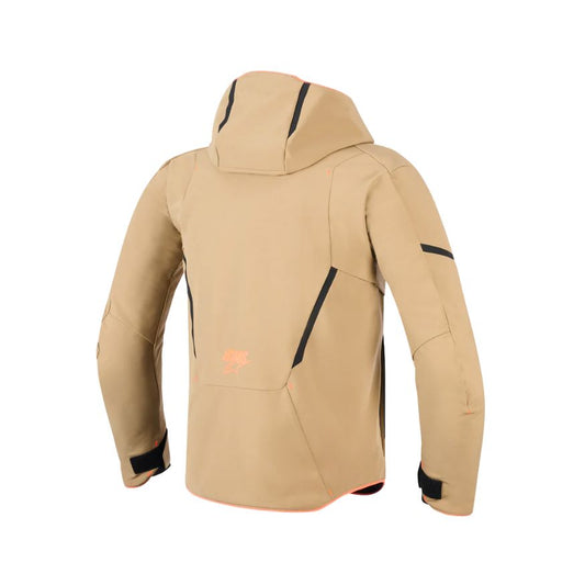 Alpinestars Aeroshell WP MC Jacket Dark Khaki Black Orange Fluo