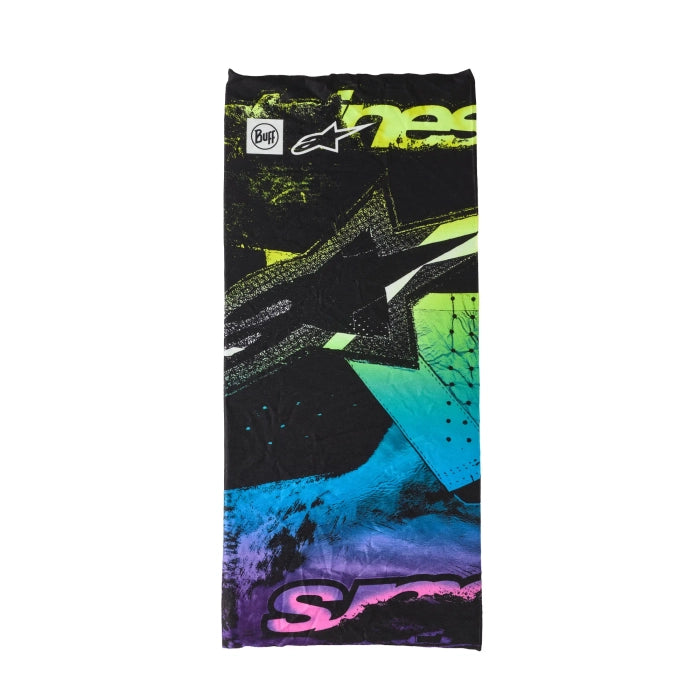 Alpinestars Buff Ignite Neck Tube - Black / Pink / Fluo Yellow