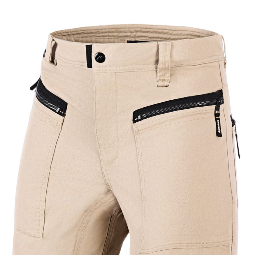 Alpinestars Alpinestars Flex-AST Canvas Pants Aluminium - Rear View