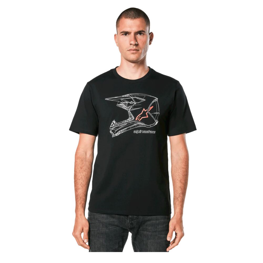 Alpinestars MX Helmet CSF Tee - Black