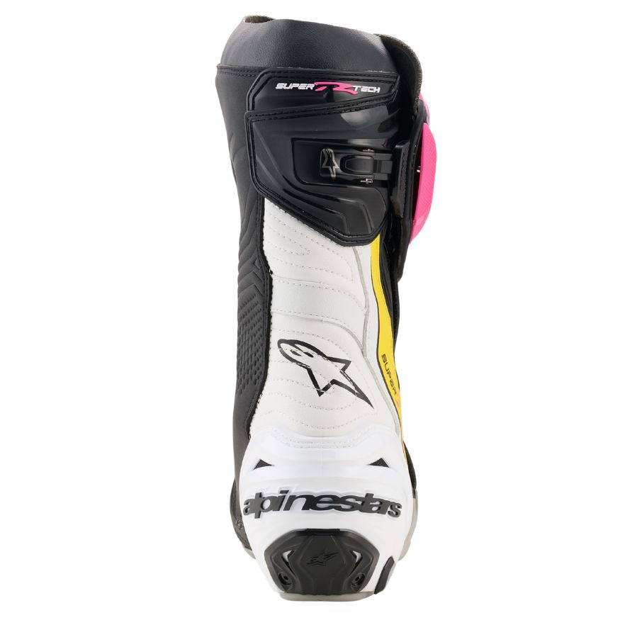 Alpinestars Alpinestars Supertech R Boots Black / Magenta / Yellow - Interior View