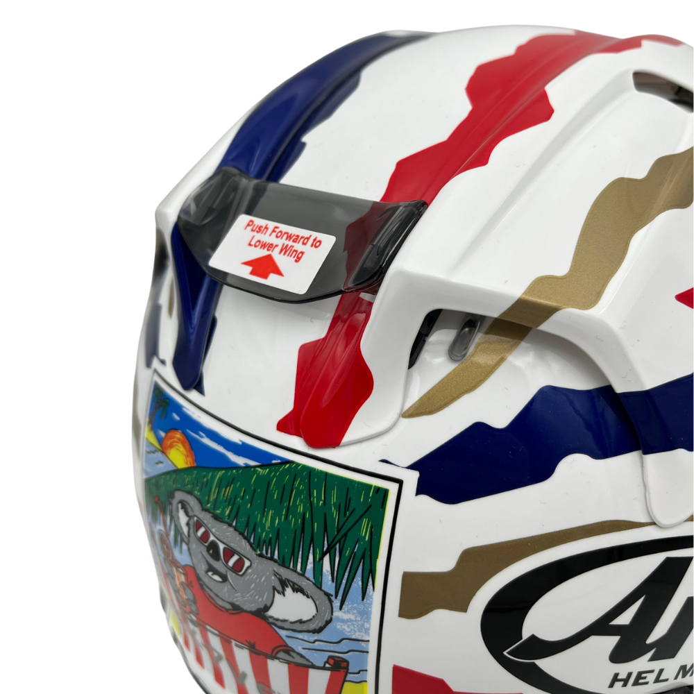 Arai RX-7V Evo Doohan Jubilee Restyle