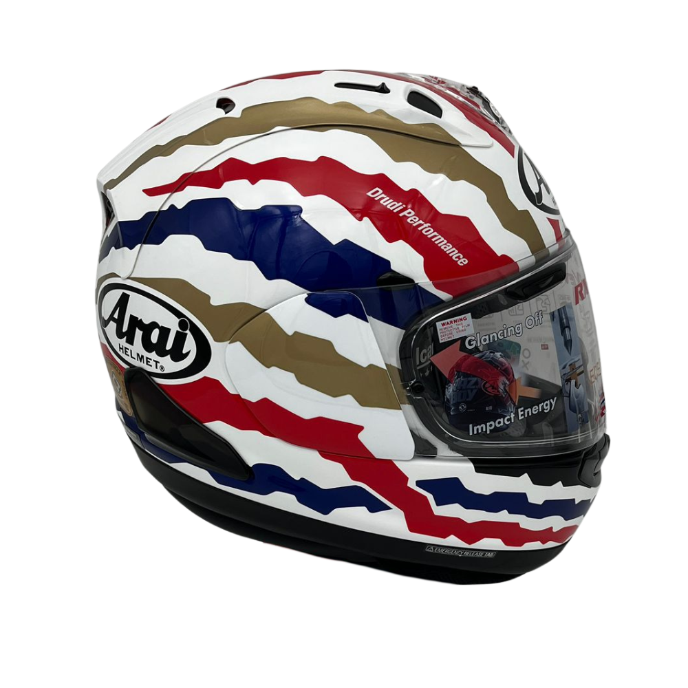 Arai RX-7V Evo Doohan Jubilee Restyle
