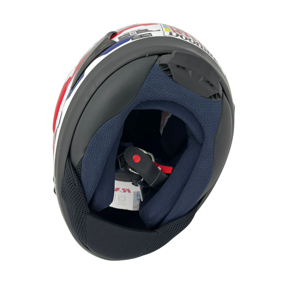 Arai RX-7V Evo Doohan Jubilee Restyle