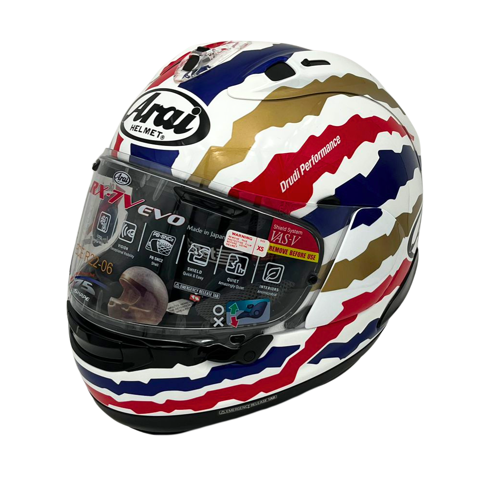Arai RX-7V Evo Doohan Jubilee Restyle