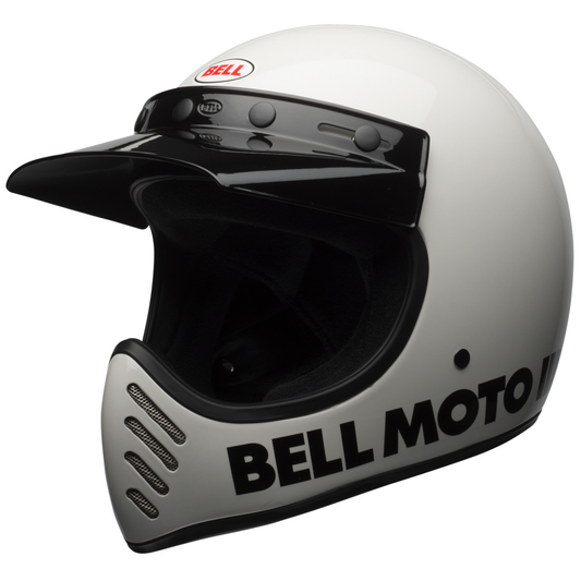 Bell Moto 3 (2023) - Classic White