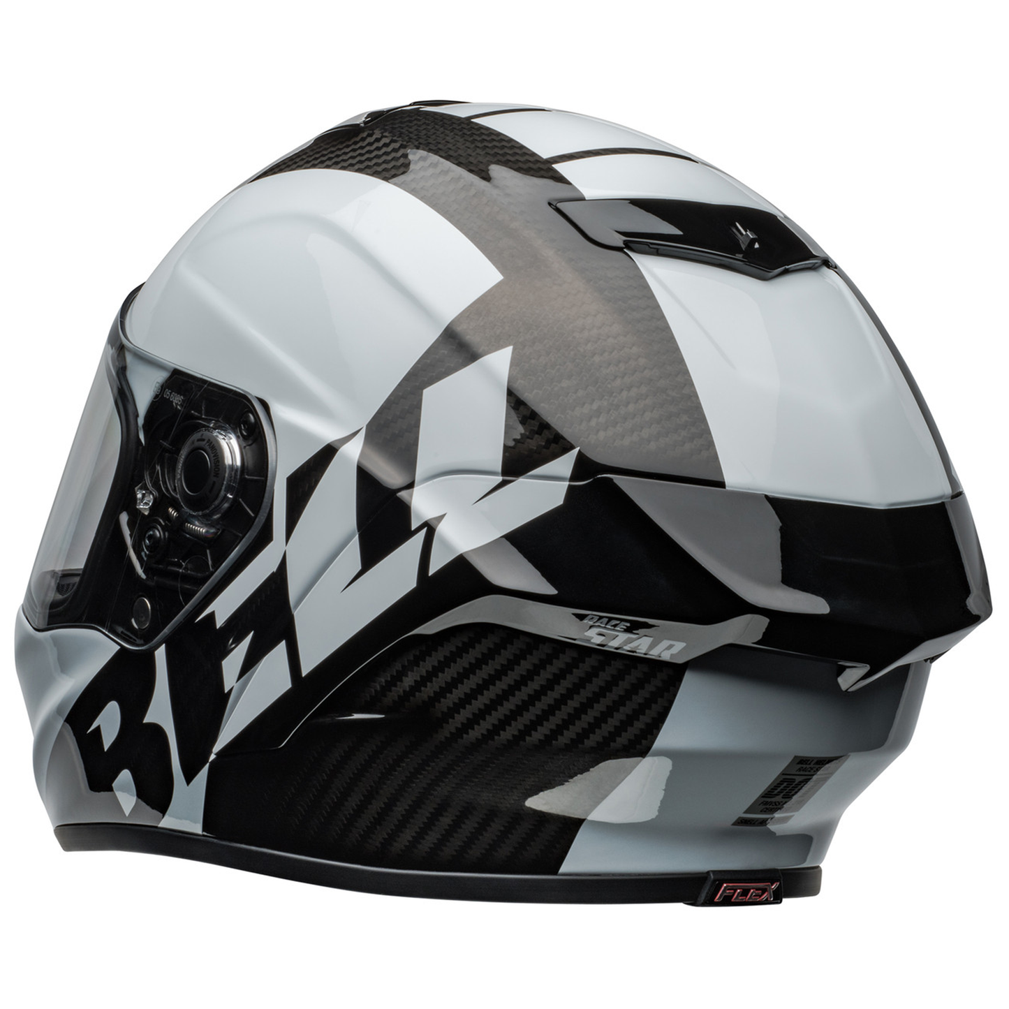 Bell Race Star Flex DLX (2024) Helmet - Offset Black/White