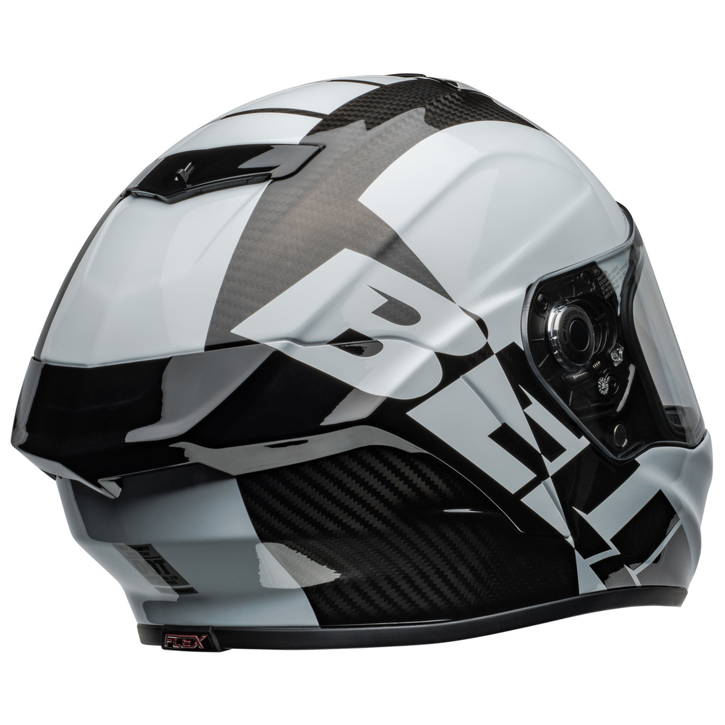 Bell Race Star Flex DLX (2024) Helmet - Offset Black/White