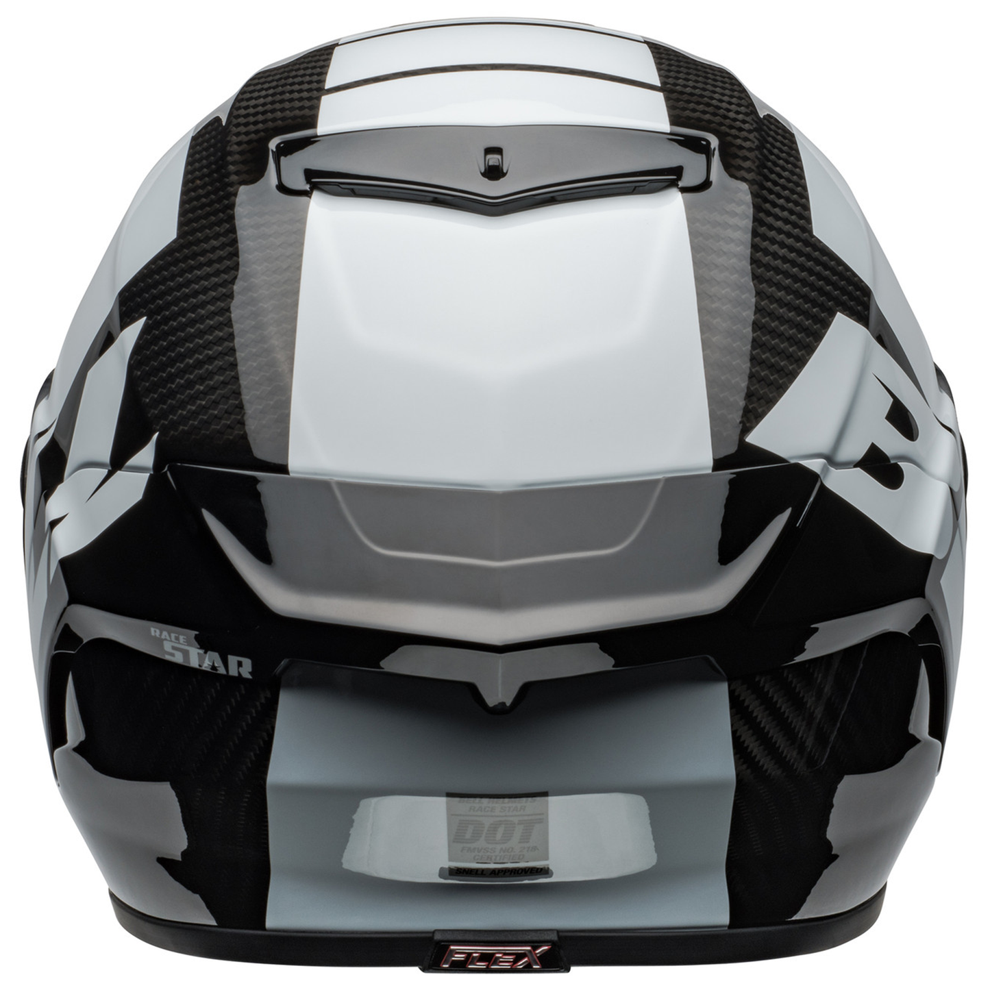 Bell Race Star Flex DLX (2024) Helmet - Offset Black/White