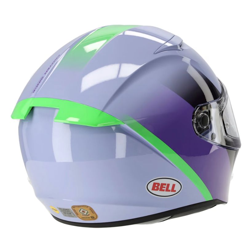 Bell Bell LITHIUM MIPS BASH ECE Purple - Rear View