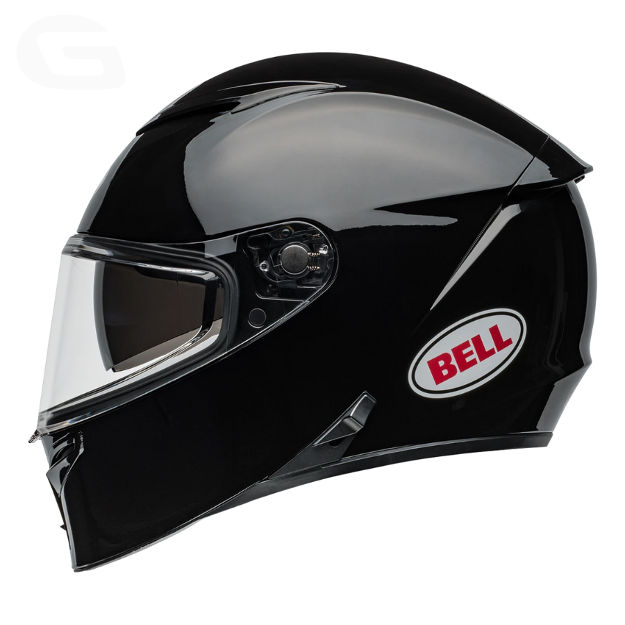 Bell Bell Lithium Solid Gloss Black Helmet - Front View