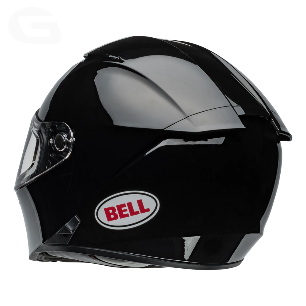 Bell Bell Lithium Solid Gloss Black Helmet - Side View