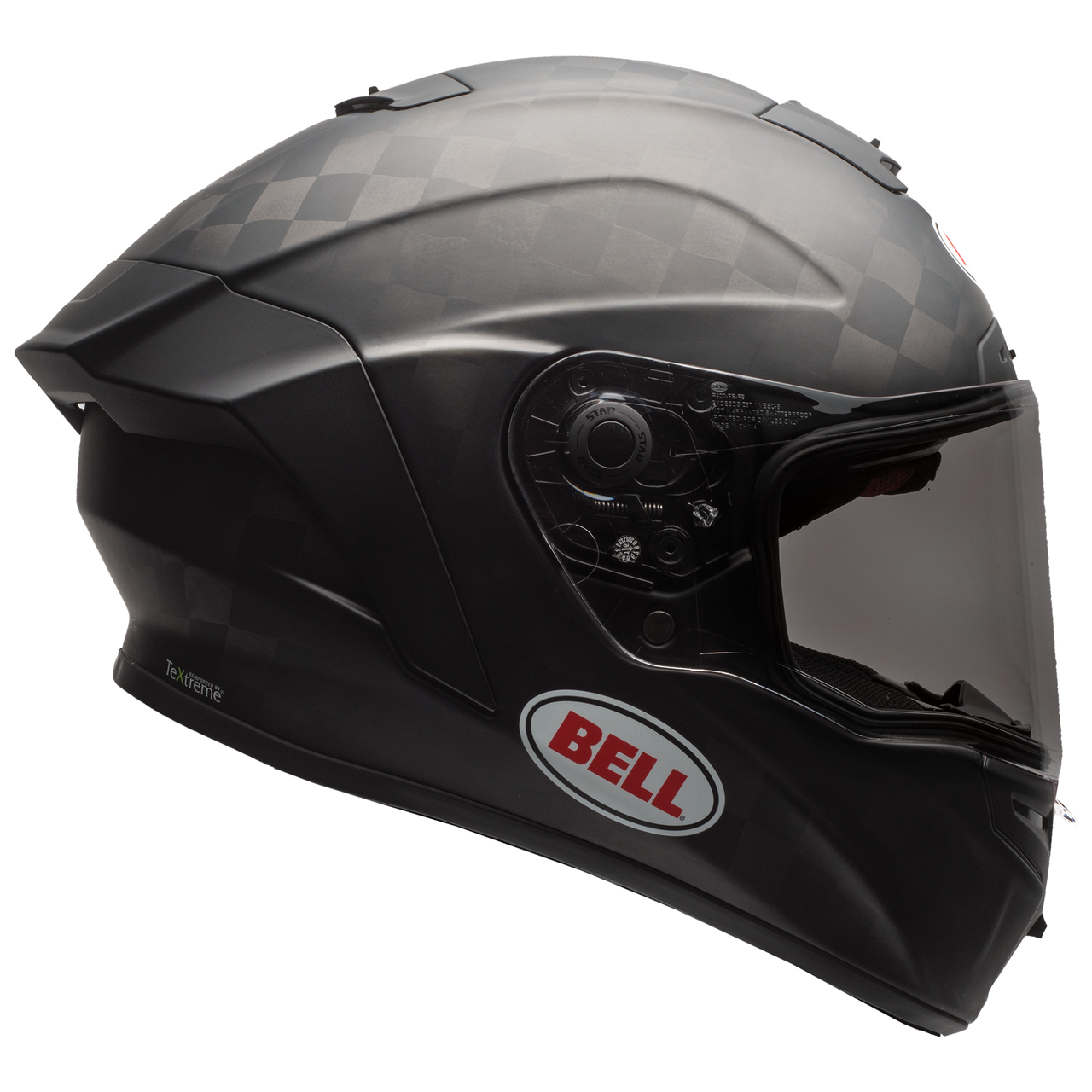 Bell Bell Pro Star FIM (2024) Helmet - Matt Black - Side View