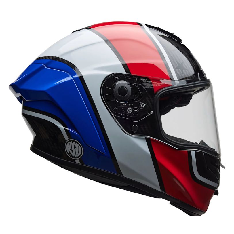 Bell Bell Race Star Flex DLX - RSD Old Glory Blue / Red - Front View