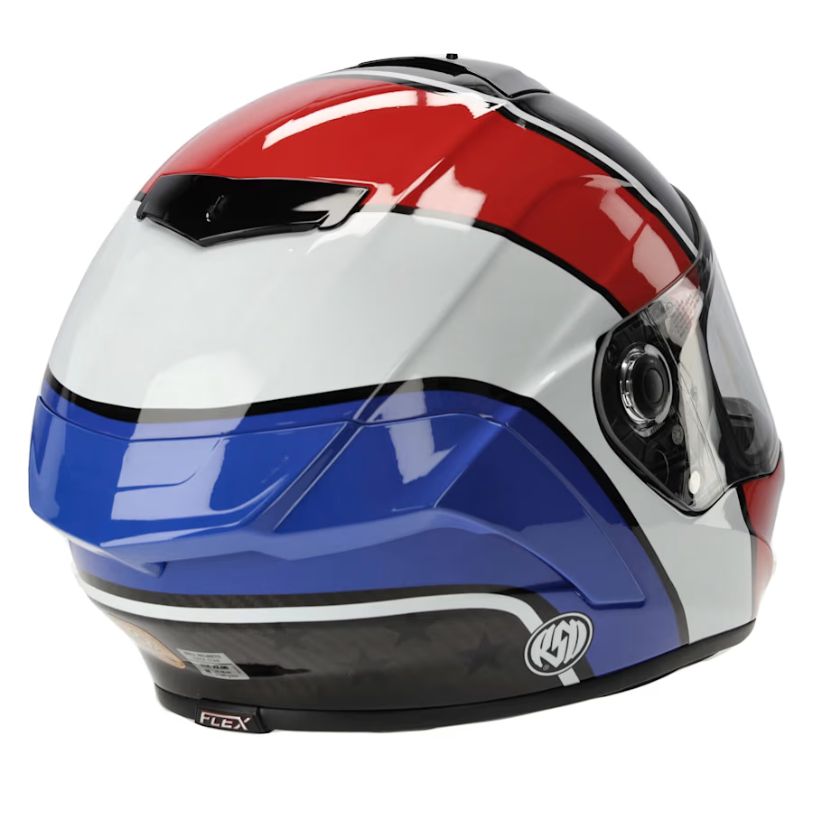 Bell Bell Race Star Flex DLX - RSD Old Glory Blue / Red - Side View