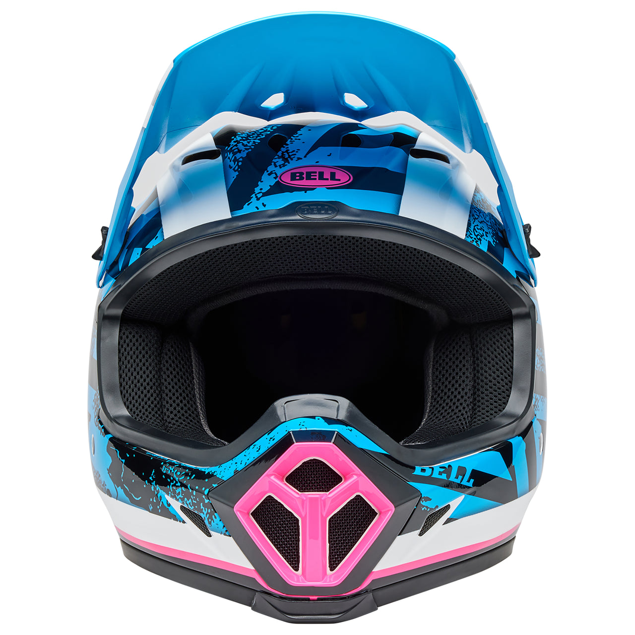 Bell MX 2025 MX-9 MIPS Adult Helmet Breakdance Blue/Pink