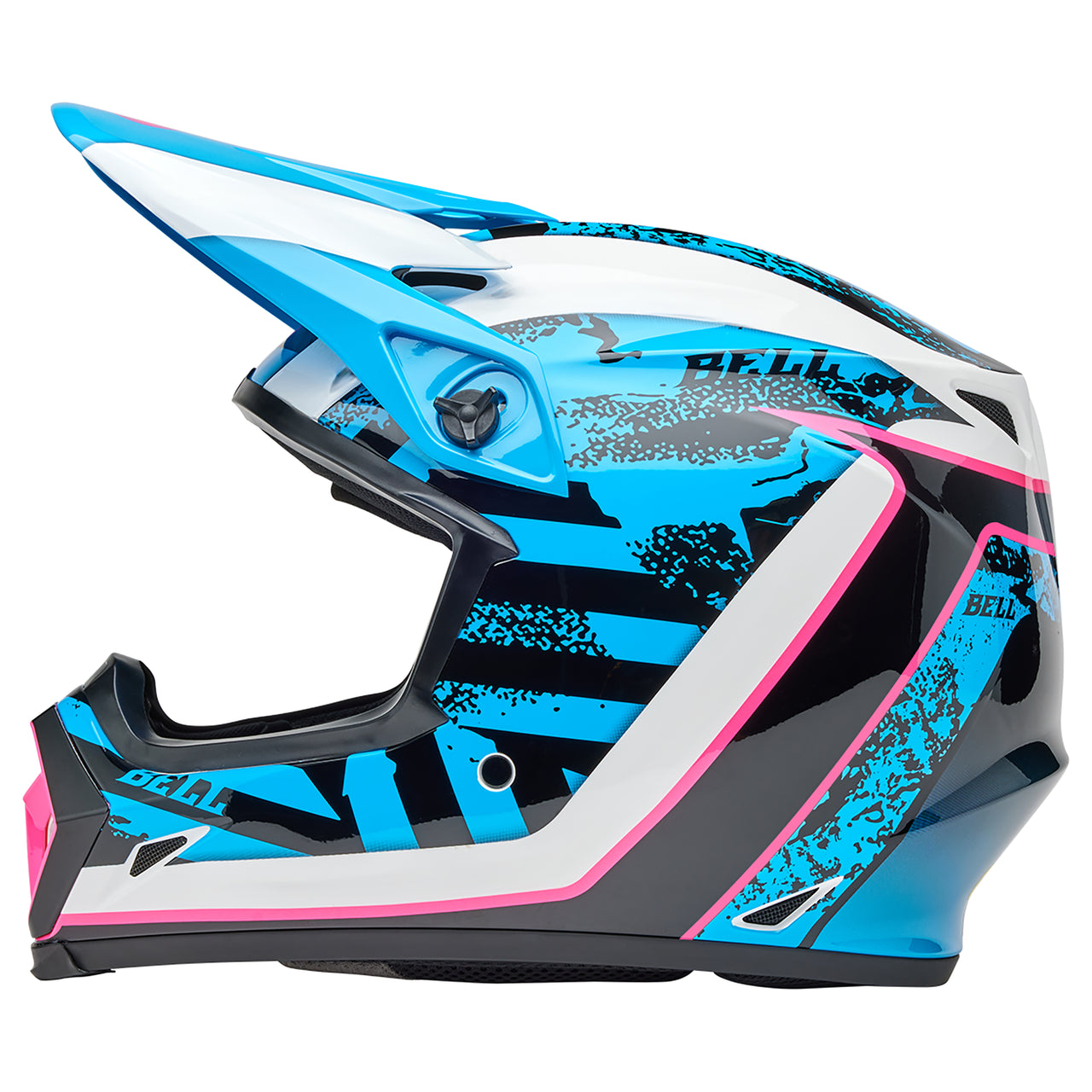 Bell MX 2025 MX-9 MIPS Adult Helmet Breakdance Blue/Pink