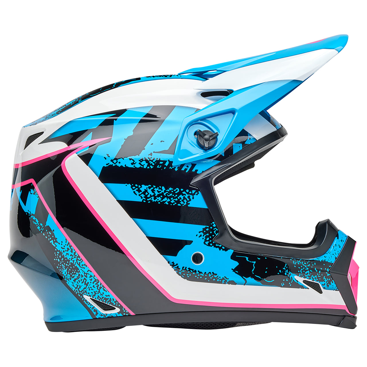 Bell MX 2025 MX-9 MIPS Adult Helmet Breakdance Blue/Pink