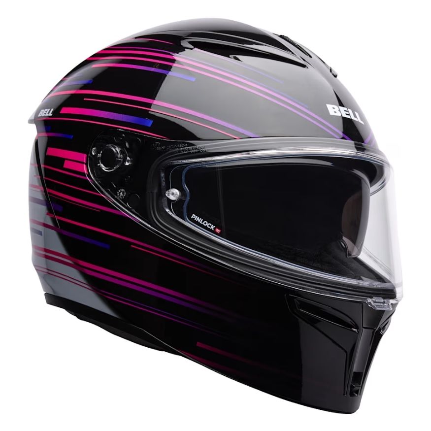 Bell Bell LITHIUM VELO Black/Purple - Side View