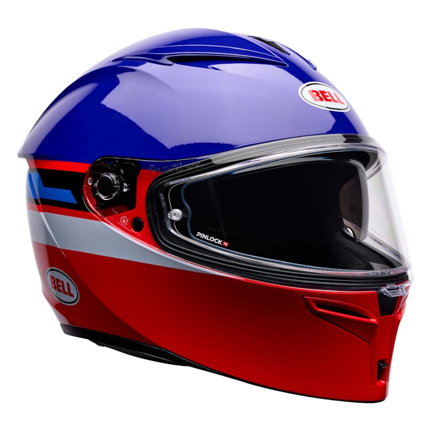 Bell Bell LITHIUM MOTION Blue/Red - Side View
