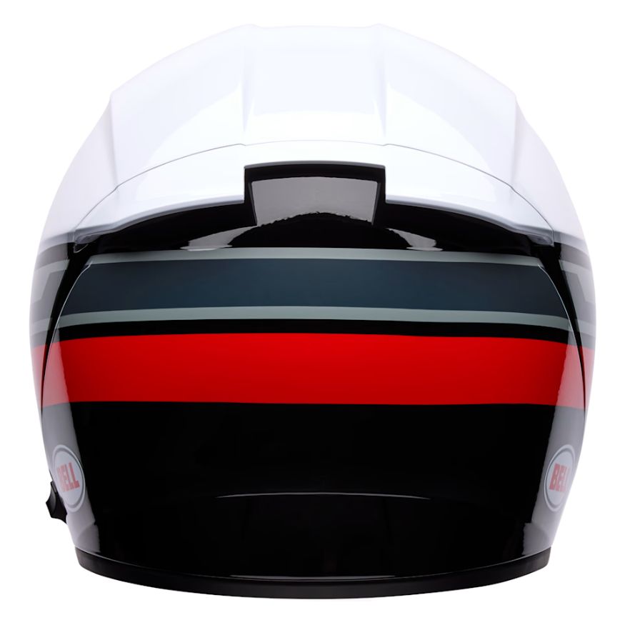 Bell Bell LITHIUM MOTION White/Red - Rear View