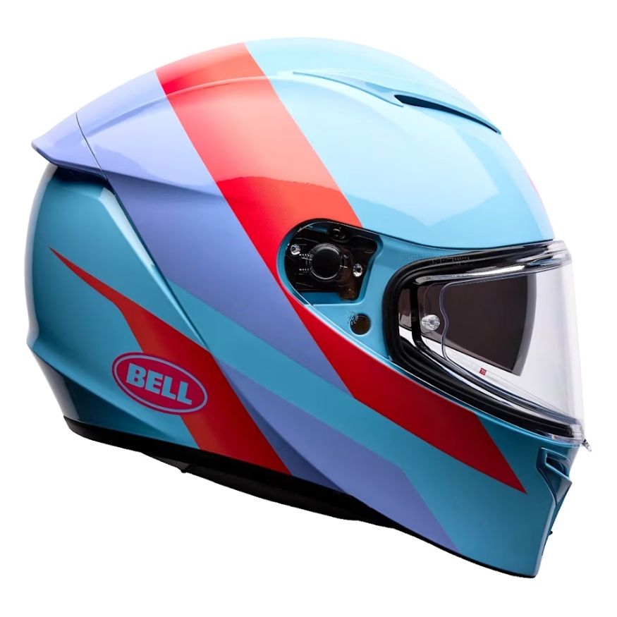 Bell Bell LITHIUM PASSION ECE Blue/Pink - Front View