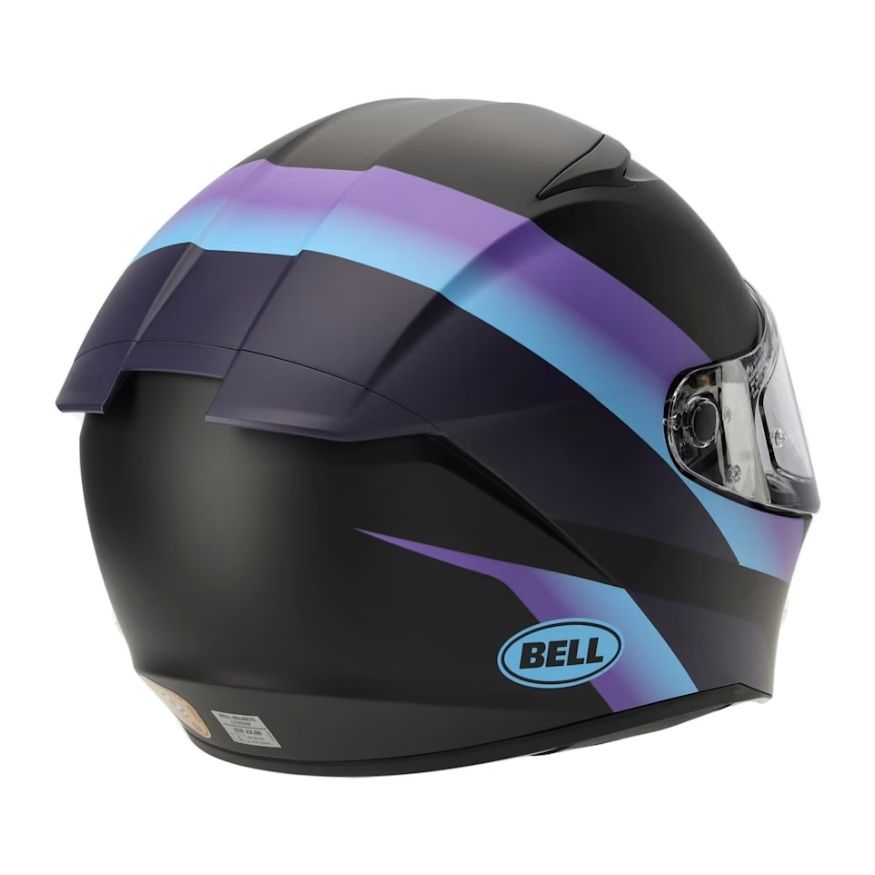 Bell Bell LITHIUM PASSION ECE Blue/Purple - Rear View