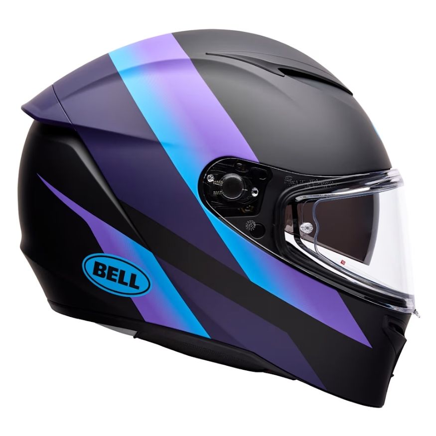 Bell Bell LITHIUM PASSION ECE Blue/Purple - Front View