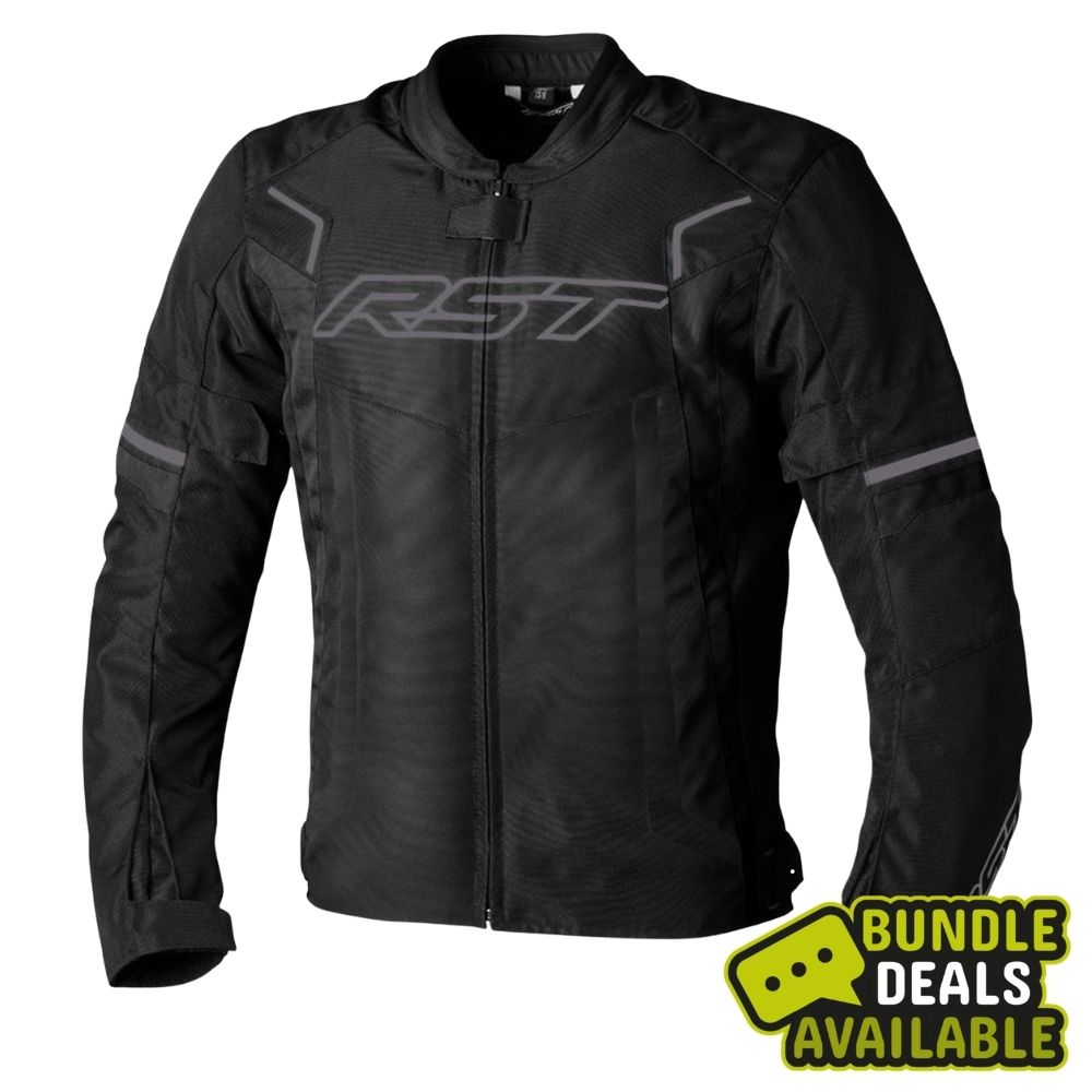 RST Pilot Evo (CE) Men's Textile Jacket - Black/Black