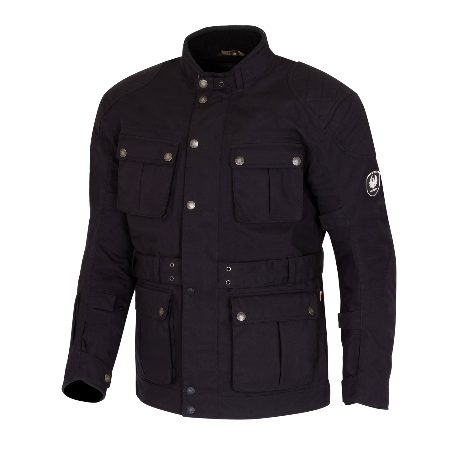 Merlin Burslem Eco Laminated Jacket - Black