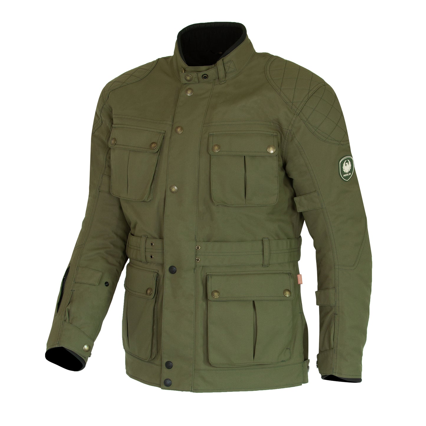 Merlin Burslem Eco Laminated Jacket - Green