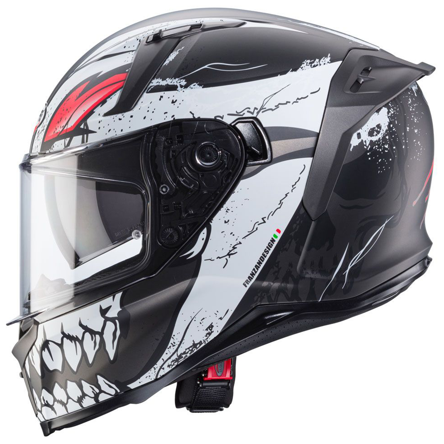 Caberg Avalon X - Punk Matt Grey/White/Red