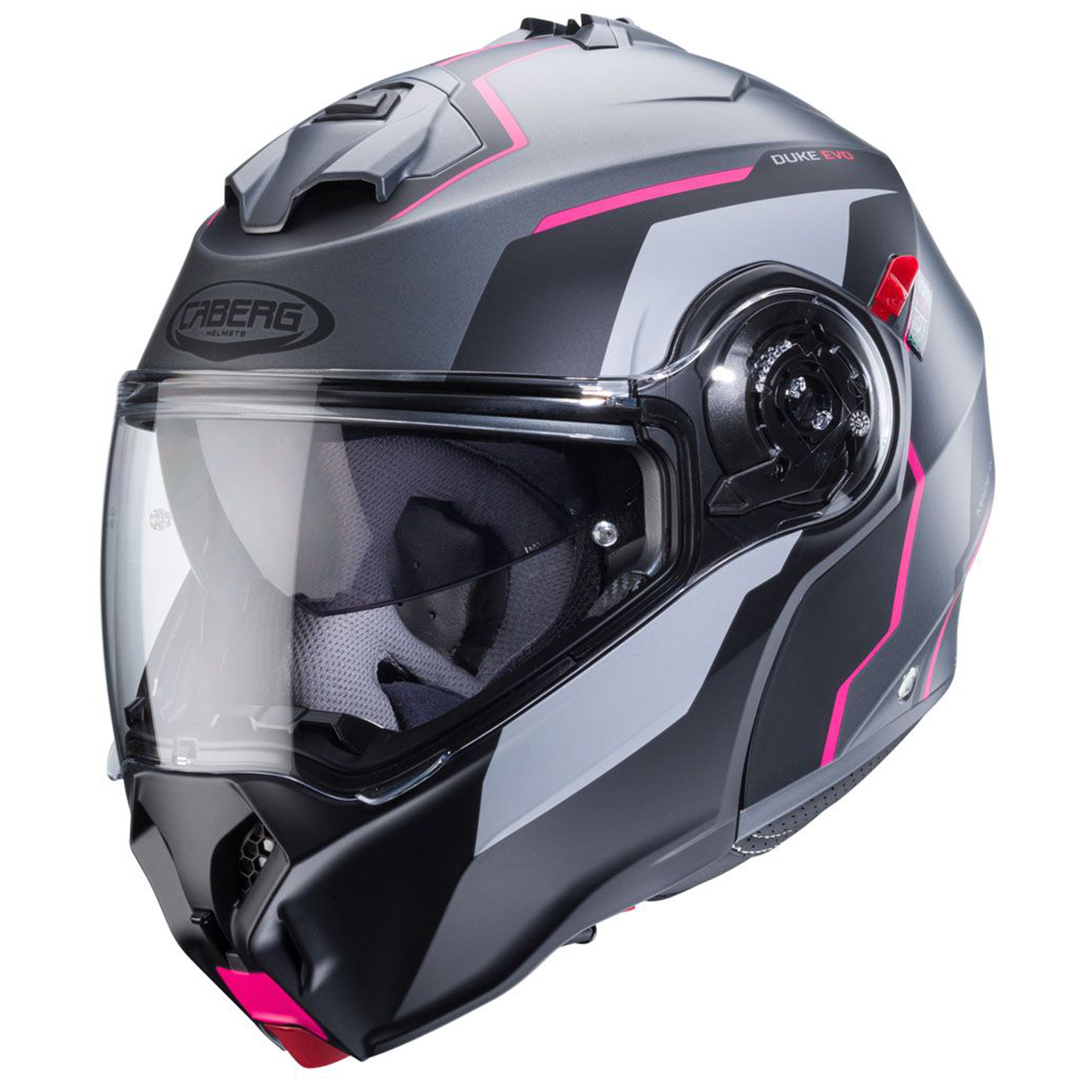 Caberg Duke Evo - Move Gun Metal/Black/Fuchsia