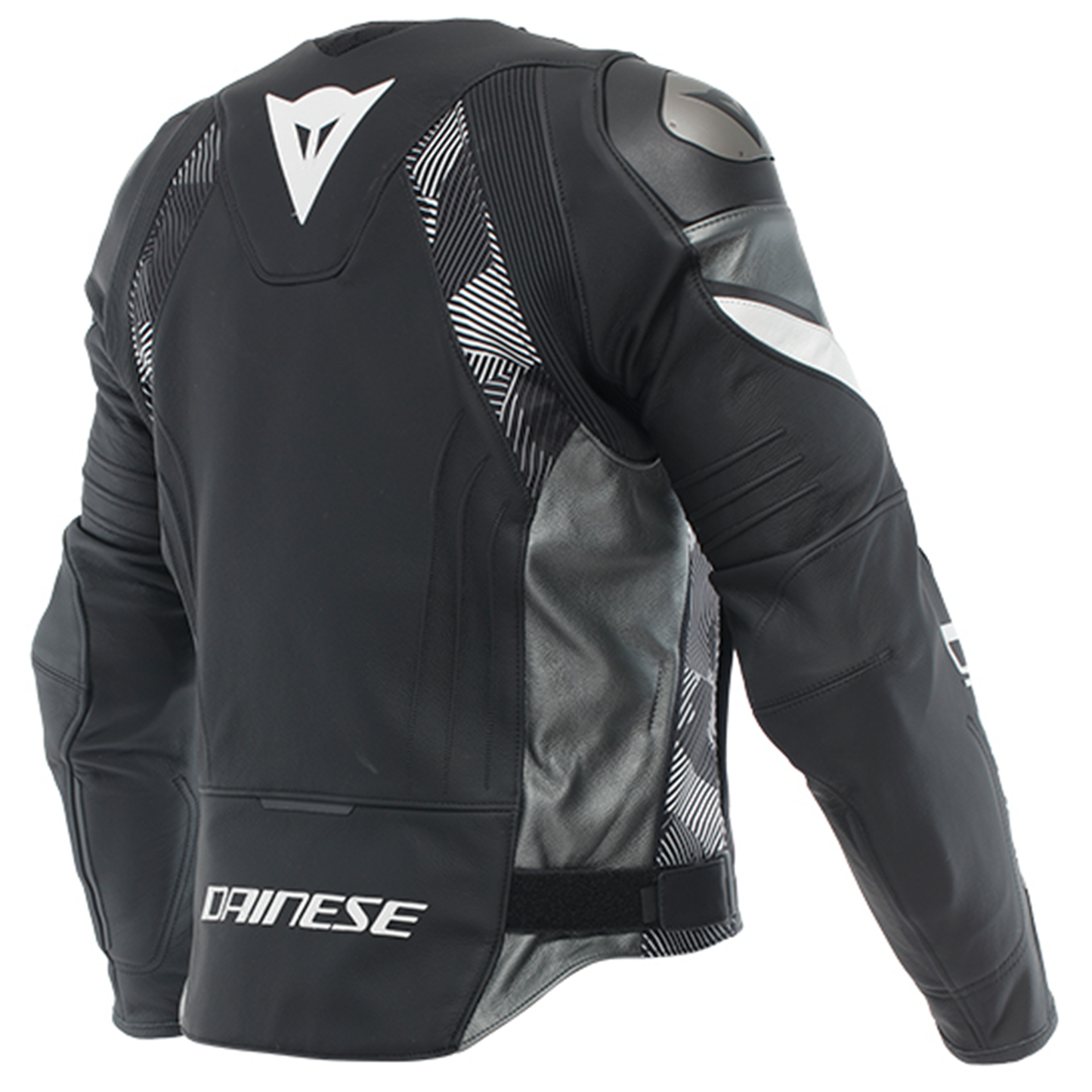 Dainese Avro 5 Leather Jacket - Black/White/Anthracite (F13)