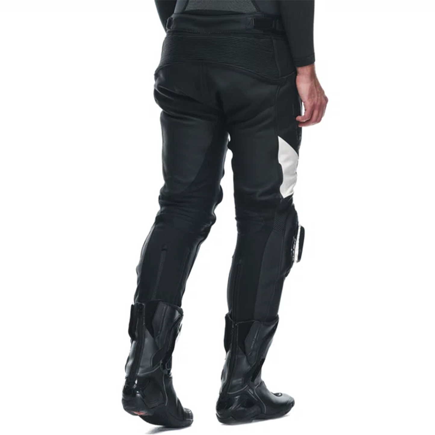 Dainese Delta 4 Leather Pants - Regular Leg - Black/White (622)