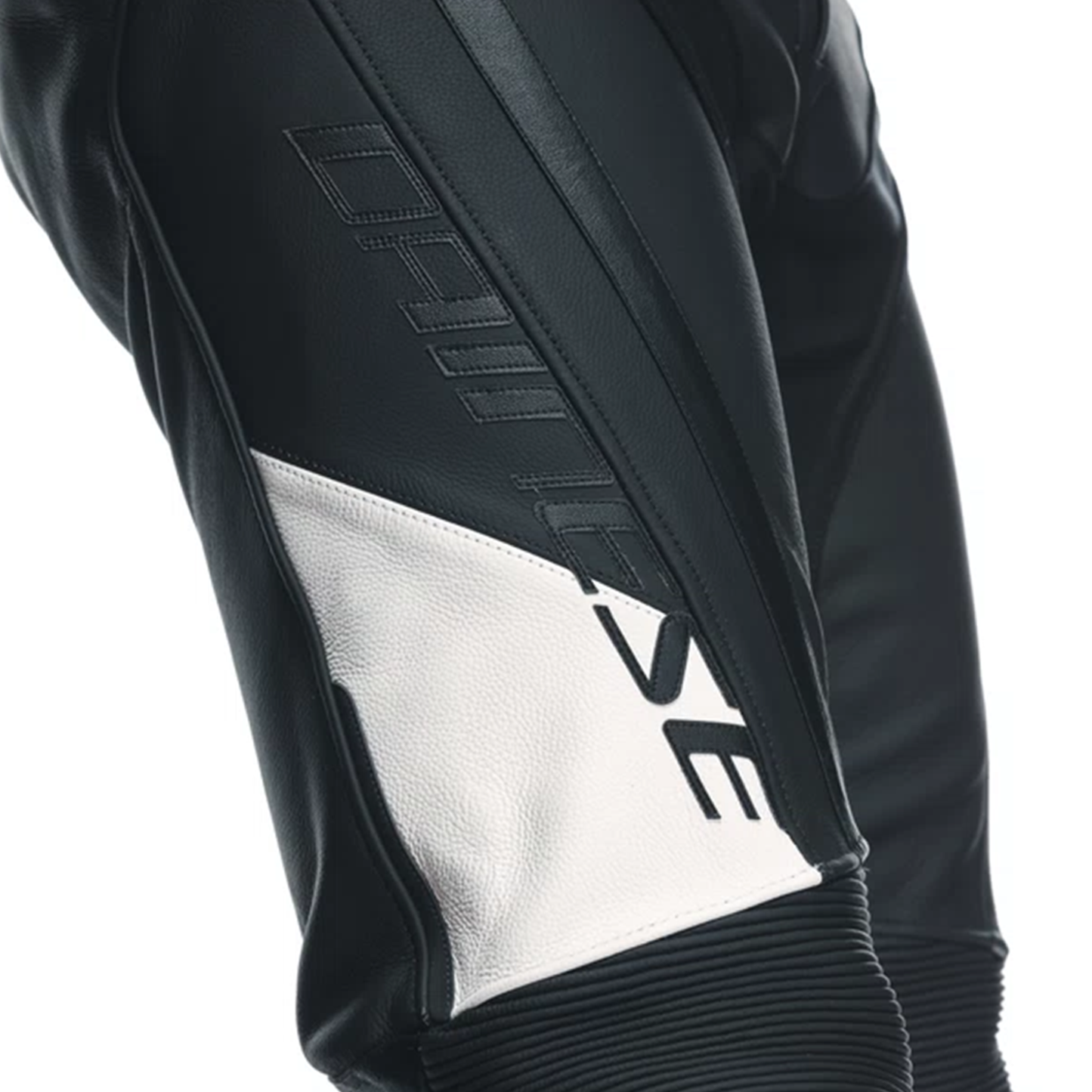 Dainese Delta 4 Leather Pants - Regular Leg - Black/White (622)