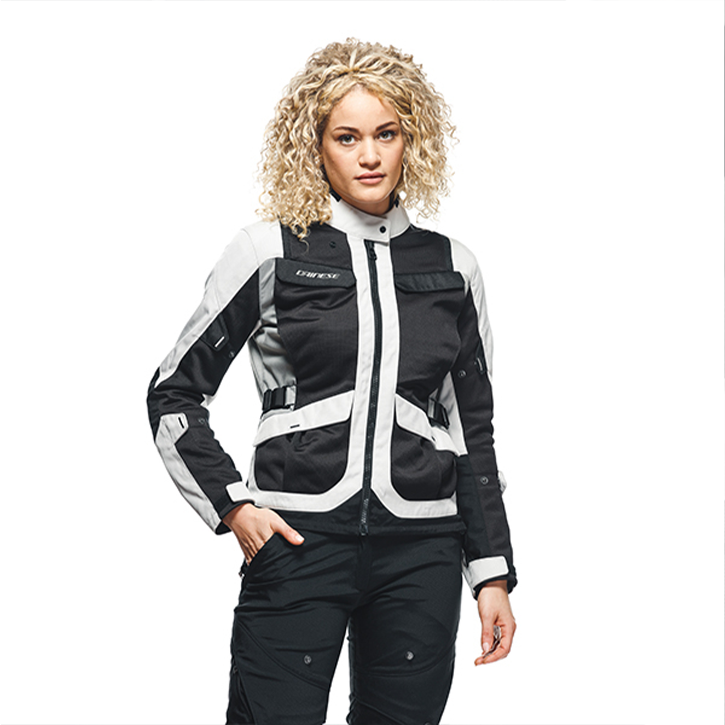 Dainese Desert Lady Tex Jacket - Black/Grey 27G