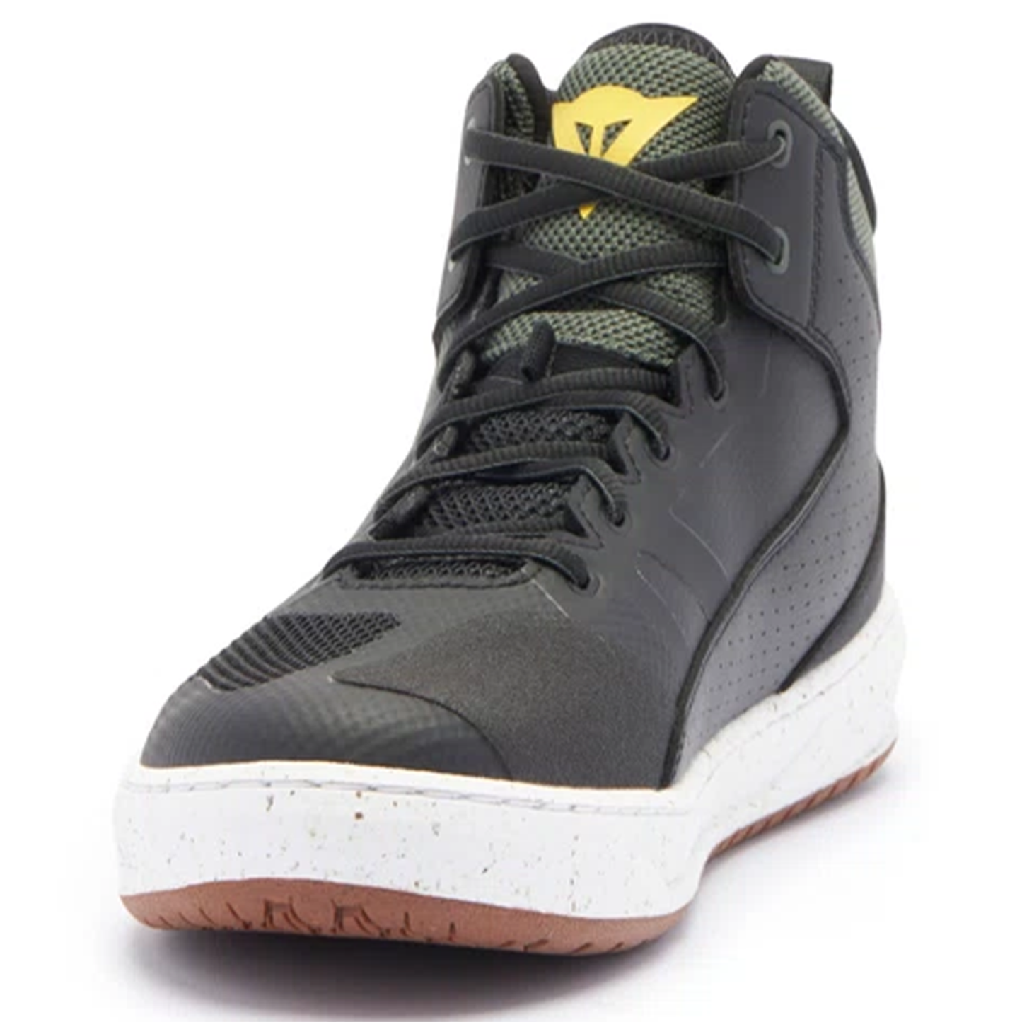 Dainese Suburb Air Shoes - Black/White/Army Green (50J)